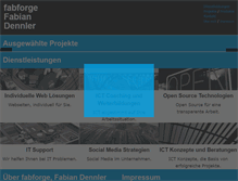 Tablet Screenshot of fabforge.ch